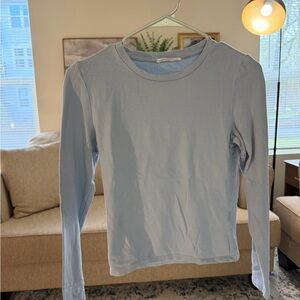 Cotton On Pale Blue Crew Neck Long Sleeve Top